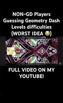 NON-GD Players Guessing Geometry Dash Levels difficulties (WORST IDEA 😭)