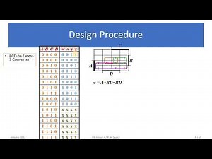 Combinational Circuits BCD to Ex 3 and BCD to 7 segment decoder