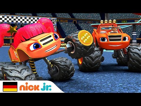 Blaze und die Monster-Maschinen | Das große Rennen zwischen Blaze und Sparkle | Nick Jr. Deutschland