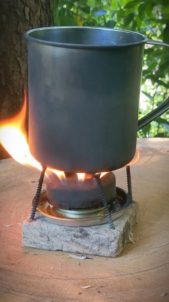 How to make a soda can stove most fuel efficiency alcohol stove diy #experiment #bushcraft #survival