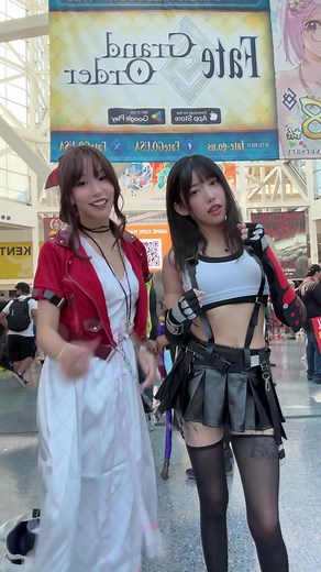 Tifa and Aerith at Anime Expo 2025 Highlights