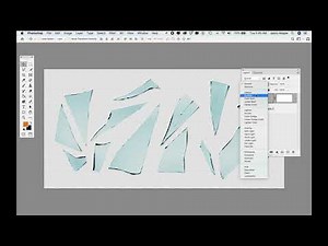 Broken or Shattered Glass Effect in Photoshop