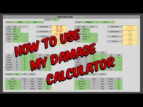 Loomian Legacy - How to use the Damage Calculator
