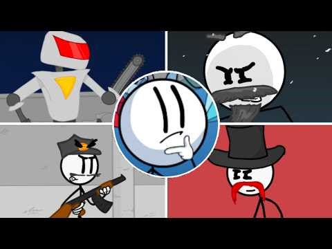 The henry stickmin collection all bosses & endings ( no damage & fails )