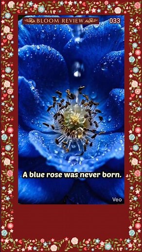 The blue rose has long been a symbol of mystery #BloomReview #FlowerSymbolism #AestheticNature