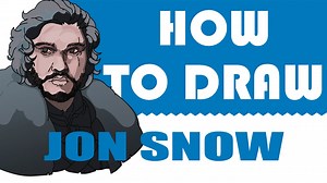 Game of Thrones: Jon Snow Step by Step Drawing