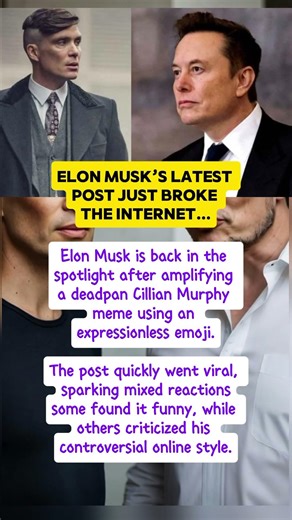 Elon Musk Sparks Viral Buzz with Cillian Murphy Meme