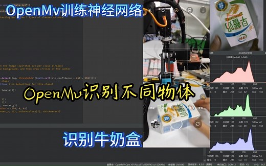 【OpenMV4 H7 Plus】图像识别，训练神经网络识别不同物体。