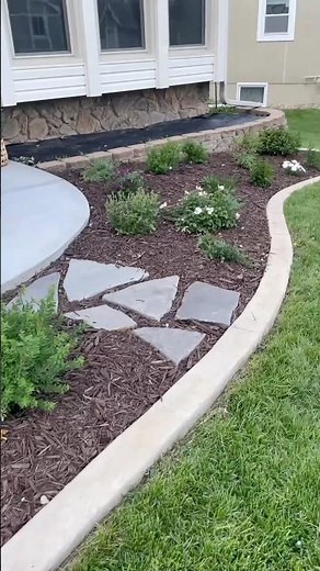 DIY Concrete Curbing | Yard Transformation #diy