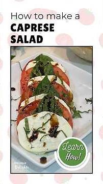 Caprese Salad Quick Italian Recipe!