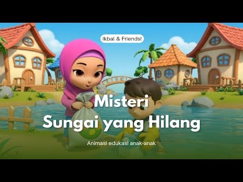 Kenapa Sungai Bisa Mampet? 🤔 | Ikbal & Friends | Short Film 3D