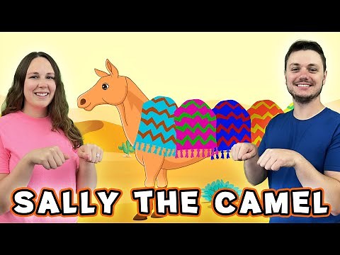 Sally the Camel (with Lyrics) | Nursery Rhymes | Kids Songs | Counting | English