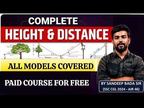 Heights & Distances complete chapter | ALL MODELS COVERED | VISION JAI #ssccgl #sscgd #upsc #rrb