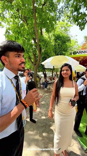 Hosting Garnier’s Brand Activation event | Anchor Devanshi Goyal