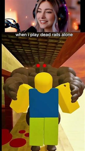 When i play de*d rails alone Roblox Animation#viral#roblox#shorts