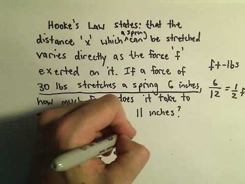 Direct Variation / Direct Proportion - Example 1