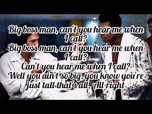 Elvis Presley - Big Boss Man (Lyrics)