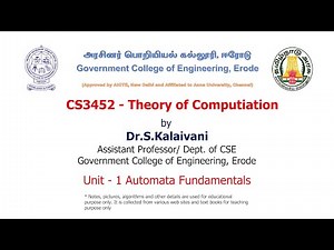 TOC | Unit-1 | Lec-03 | Language and its operations