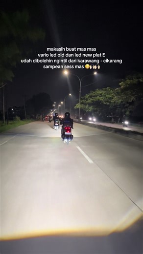 Keceriaan Touring Vario LED di Akhir Tahun