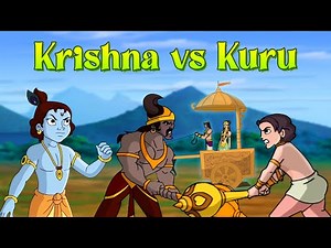Krishna aur Balaram VS Shaktishali Kuru | हिंदी Kahaniya | Cartoons for Kids
