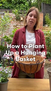 1.4K views | Planting a hanging basket is a great way to add color...