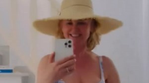 Anthea Turner, 63, strips to a swimsuit as fans say she ‘looks like 20 year old'