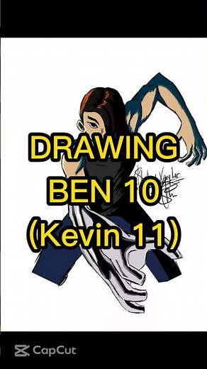 Drawing Kevin 11 from Ben 10. #ben10 #kevin11 #art