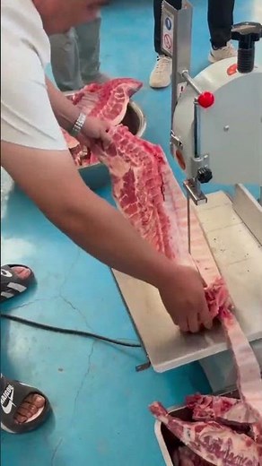 How to Easily Cut Large Meat Ribs Using Bone Saws