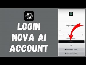 How to Login to Nova AI Account (2024) | Sign In to Nova AI Account