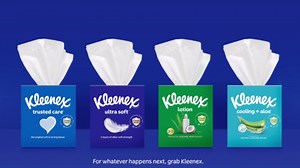 Kleenex Ultra Soft Facial Tissues, 6 Flat Boxes, 120 Tissues per Box, 3-Ply