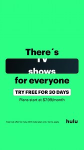 All your TV is right here. Sign up for Hulu with plans starting at just $7.99/month after free trial ends. | Hulu | Facebook
