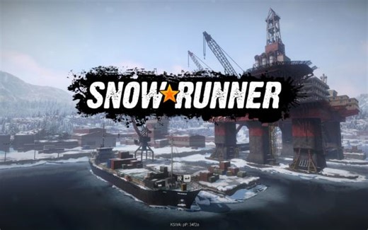 雪地奔驰实况流程002-美国黑河-开地图找车库