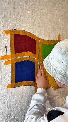 🔐 11 Jahre Erfahrung in 60 Sekunden 🎨 Bleib bis zum Ende ✅😳 #lifehack #maler #painter #fyp #diy