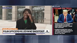 Faith Abubey has the latest from Charlotte, North Carolina after four law enforcement officers were fatally shot while attempting to serve warrants at a residence on Monday. | ABC News Live