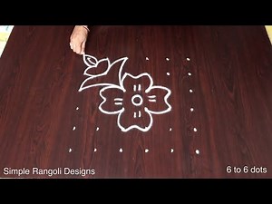 Diwali Special Muggulu: Navarathri Kolam 2025 | Simple Rangoli Designs