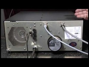 Alpha 8410 Rear Panel / Connections for Operation