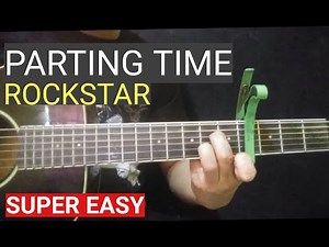 PARTING TIME By Rockstar Easy Guitar Chords Tutorial #Partingtime #Rockstar #Glendunwell