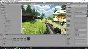 【没有人】初次尝试制作FPS游戏，利用unity的现成素材弄了个阿尔法测试版出来