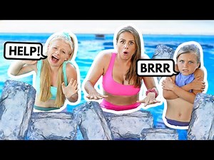 LAST TO LEAVE ICE COLD POOL *WINS PRIZE* | Family Fizz
