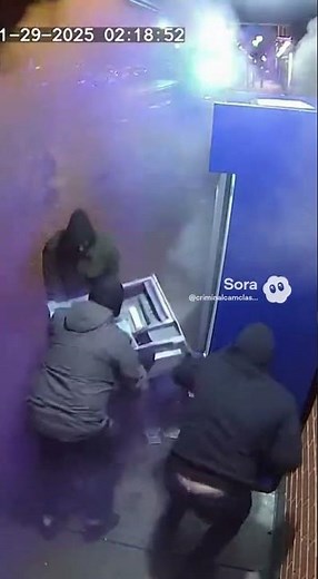 ATM Bomb Explosion Fail — Dye Pack Ruins Everything & Vandals Arrested #funny #securitycamera