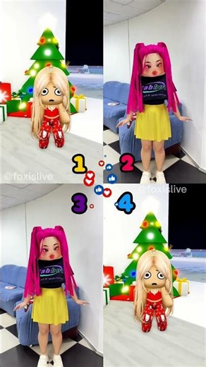 1,2,3 OR 4? RUMI CAUGHT MIRA OPENING HER GIFT #funny #amazingroblox #rblx #robloxshorts #dance