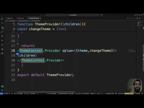 React JS | contextApi theme revision | Class 42 | SMIT WMA Batch 18