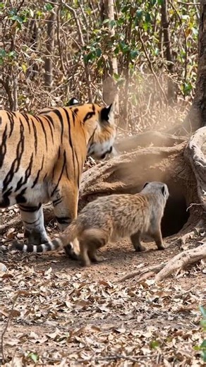 the tiger vs the Mongoose -Mongoose prey #tiger #Mongoose