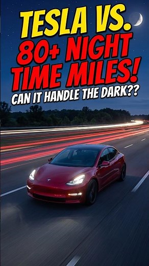 80+ Miles of Night Driving on Tesla FSD (Interstate + Back Roads) #tesla #fsd #fullselfdriving