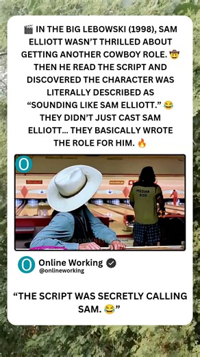 In The Big Lebowski (1998), Sam Elliott Was Basically Written Into This Role 🤠