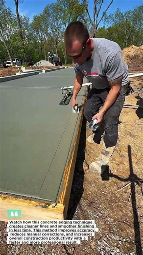 Concrete Edge Trick
