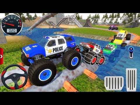 US Police Monster Truck vs Offroad Cars – Epic Chase 2025