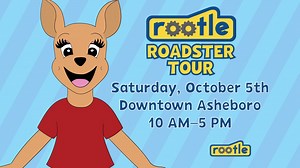 The Rootle Roadster is on tour and we're bringing fun, learning and a whole lot of play your way! 🦘🍂 You'll find us at downtown Asheboro at the Asheboro Fall Festival on October 5 with free hands-on activities, games, demonstrations with community partners, PBS KIDS education resources and more 🧡 Find more information: pbsnc.org/roadstertour | PBS North Carolina