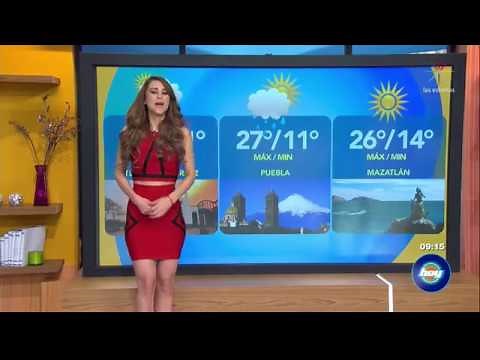 Yanet Garcia el clima HOY 20-Mar-2018 Full HD