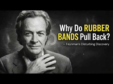 Why Do RUBBER BANDS Pull Back? — Feynman's Disturbing Discovery